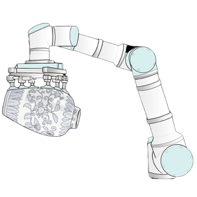 Robotic arm with flexible sensory electronics